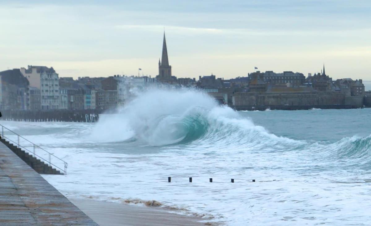 Plage-Sillon-Thalasso-Intra Muros Saint-Malo Buitenkant foto