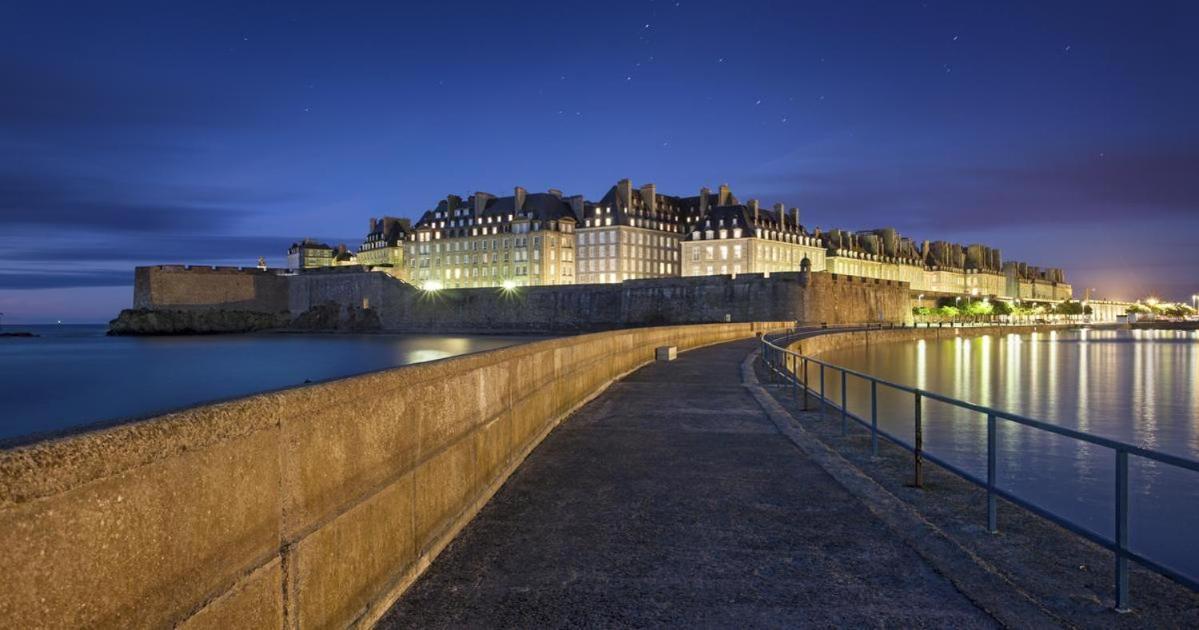 Plage-Sillon-Thalasso-Intra Muros Saint-Malo Buitenkant foto